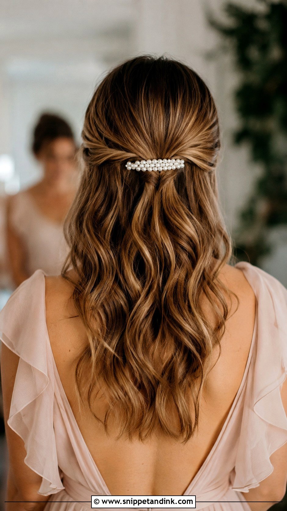 Hair Clip Bridesmaid Hair - Snippet and Ink - 30 Simple Bridesmaid Hair Ideas