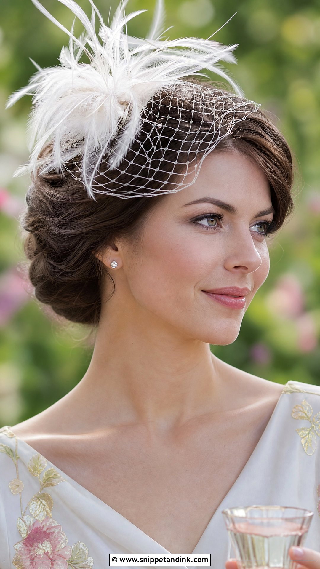 Hair Fascinator for Wedding - Snippet and Ink - 30 Hair Accessories for Wedding