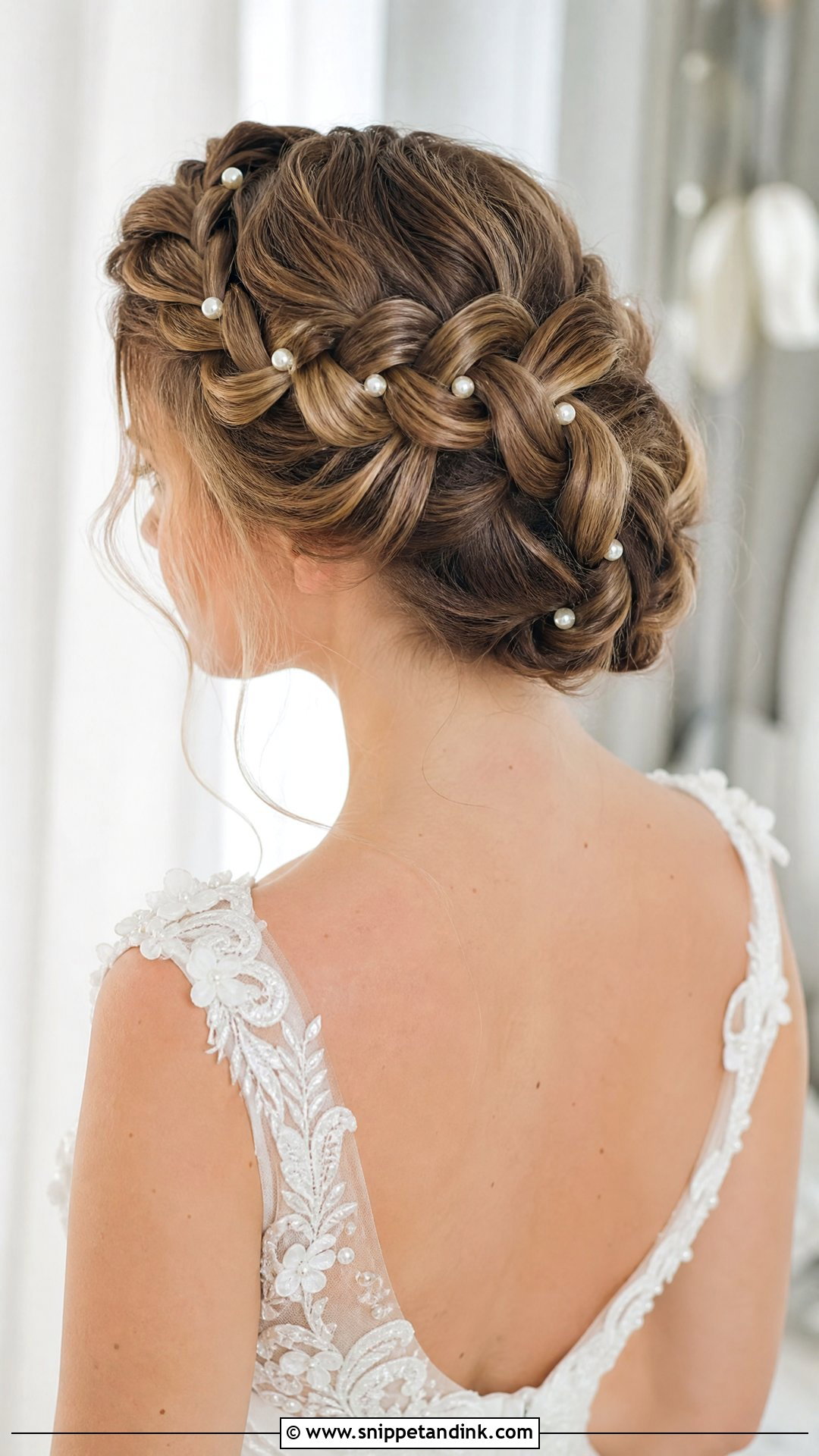 Hair Pins for a Braided Crown - Snippet and Ink - 20 Wedding Hair Pins