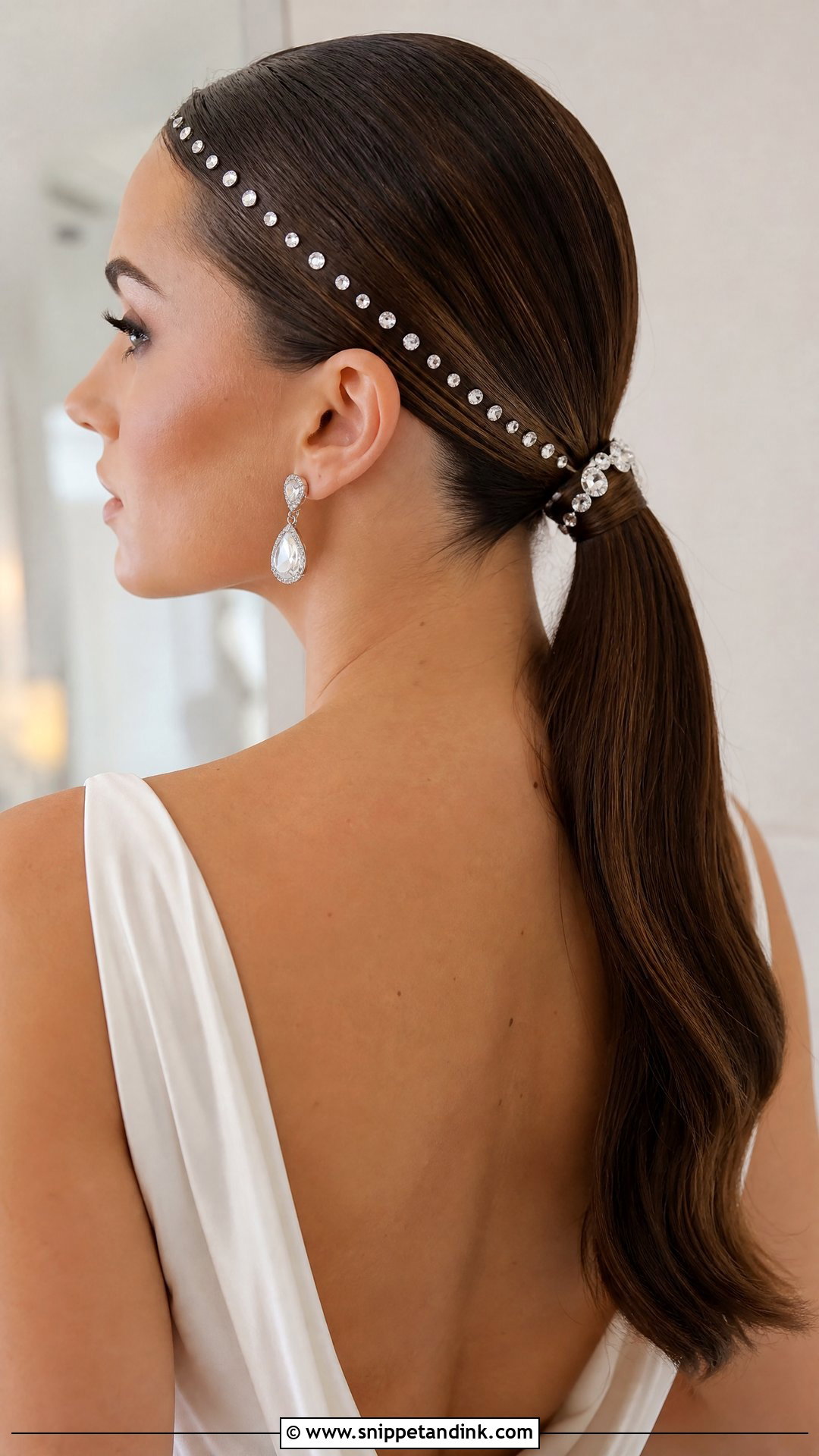 Hair Pins for a Sleek Low Ponytail - Snippet and Ink - 20 Wedding Hair Pins