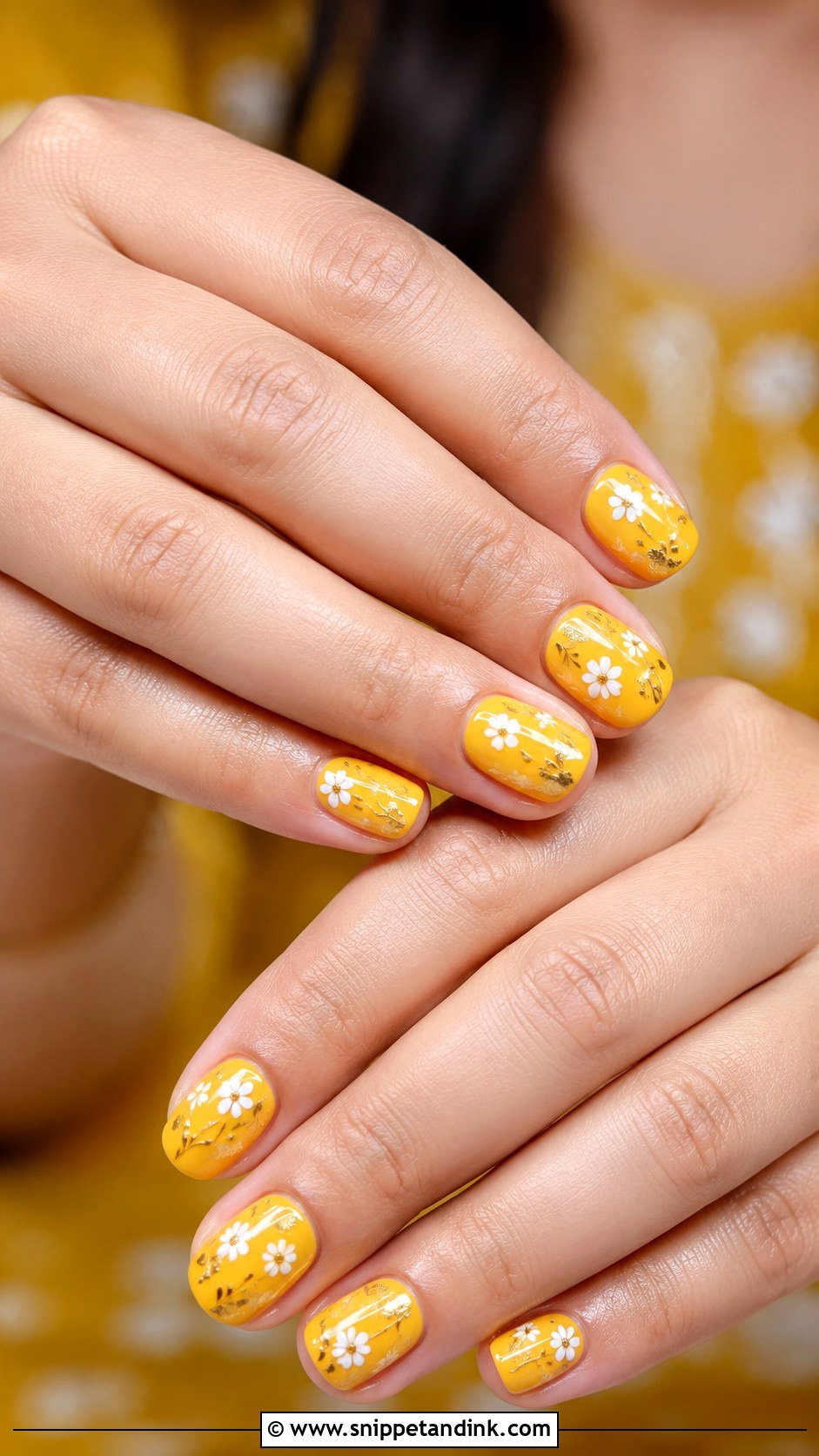 Haldi Indian Wedding Nails - Snippet and Ink - 30 Indian Wedding Nails