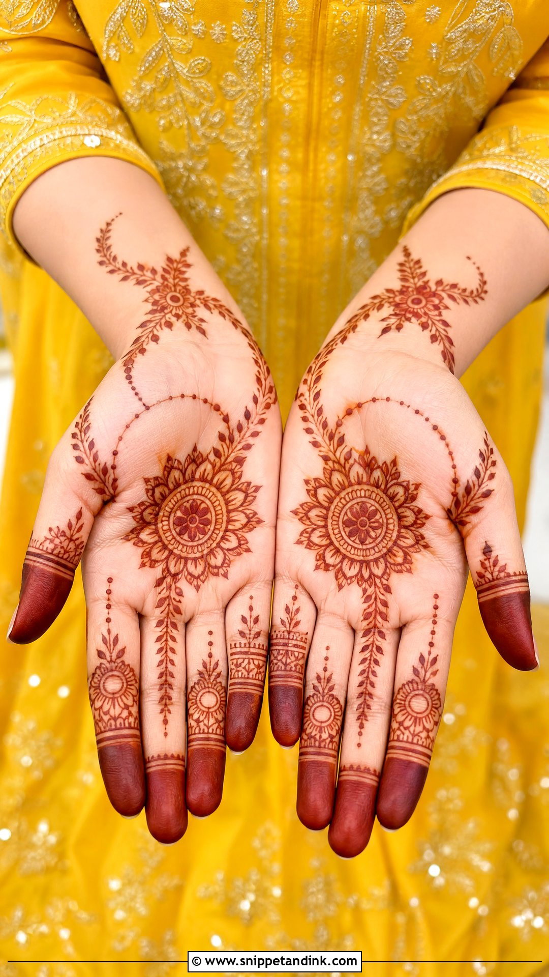 Haldi Mehndi Dress Design - Snippet and Ink - 30 Mehndi Dress Design Ideas