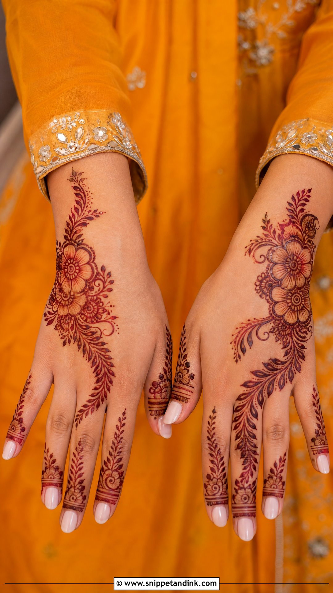 Haldi Orange Outfit Bridesmaid - Snippet and Ink - 30 Haldi Outfit Ideas Bridesmaid