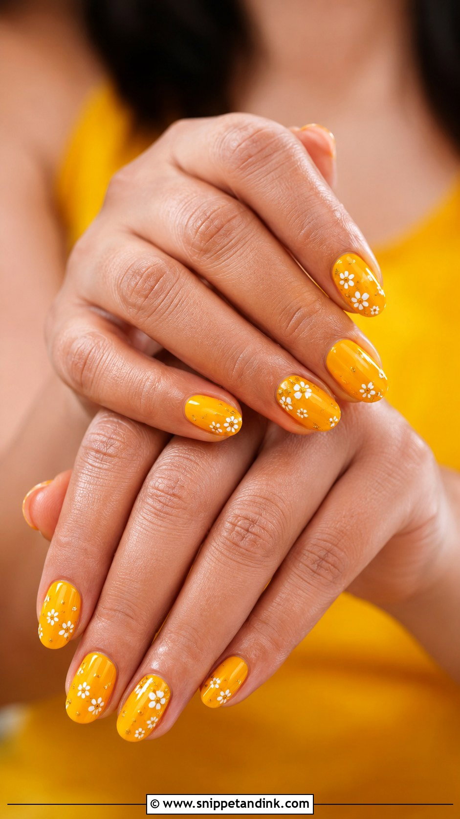 Haldi Yellow Desi Wedding Nails - Snippet and Ink - 30 Desi Wedding Nails