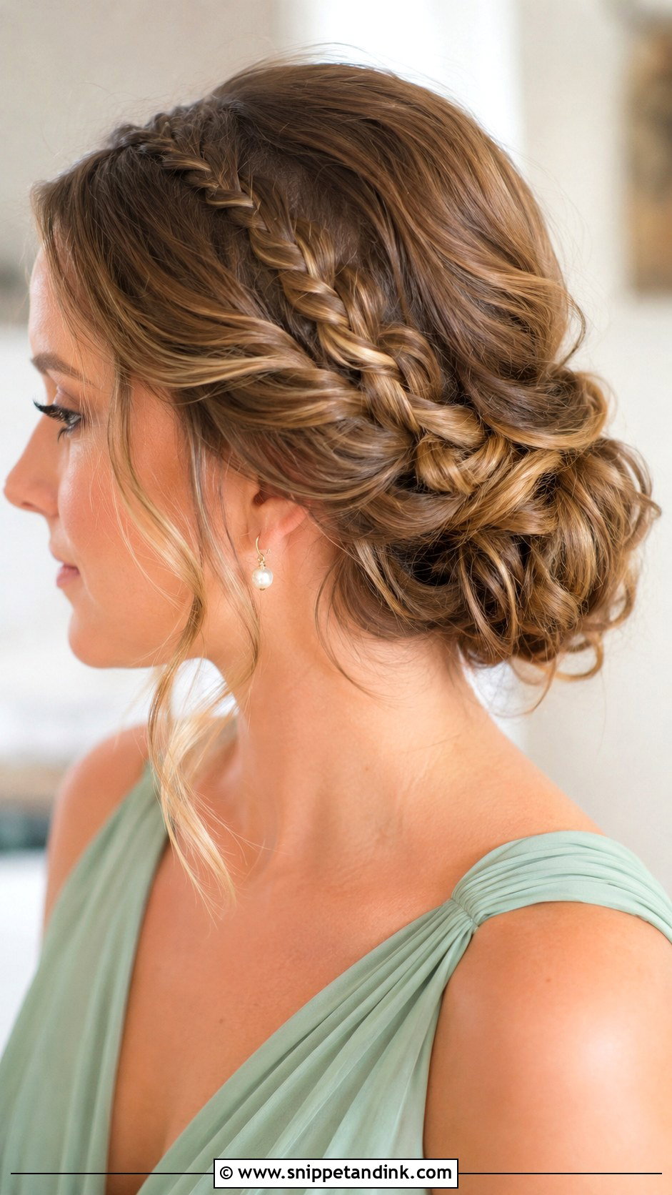 Half Braided Bridesmaid Updo For Long Hair - Snippet and Ink - 20 Bridesmaid Updo for Long Hair Ideas