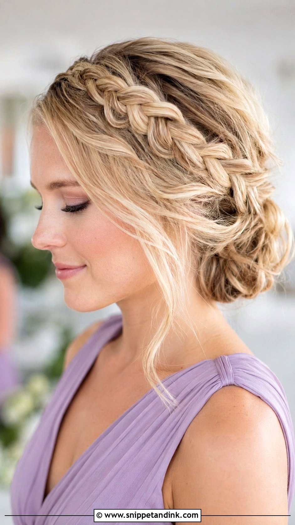 Half Crown Braid Bridesmaid Updo - Snippet and Ink - 20 Bridesmaids Hair Updo Ideas