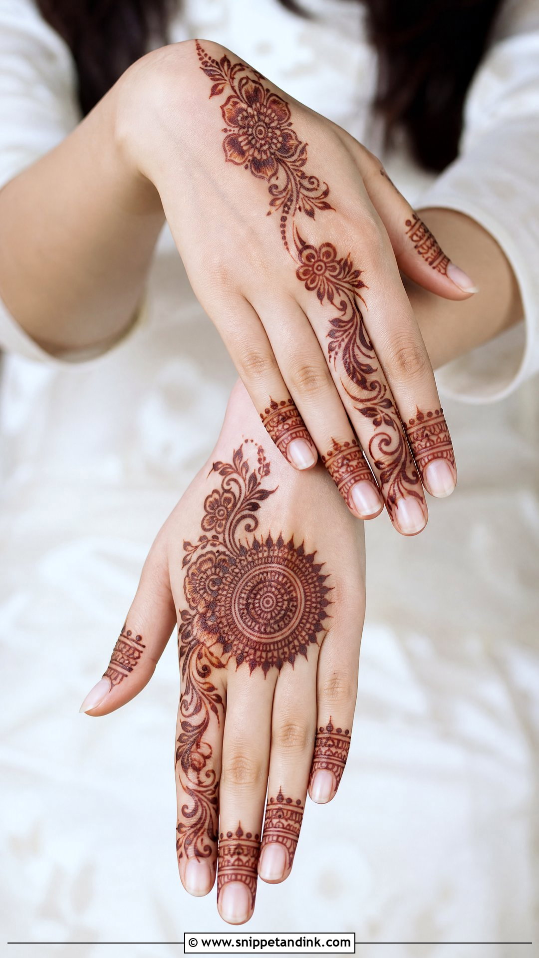 Half Hand Groom Mehndi Design - Snippet and Ink - 25 Simple Groom Mehndi Design for Men Ideas