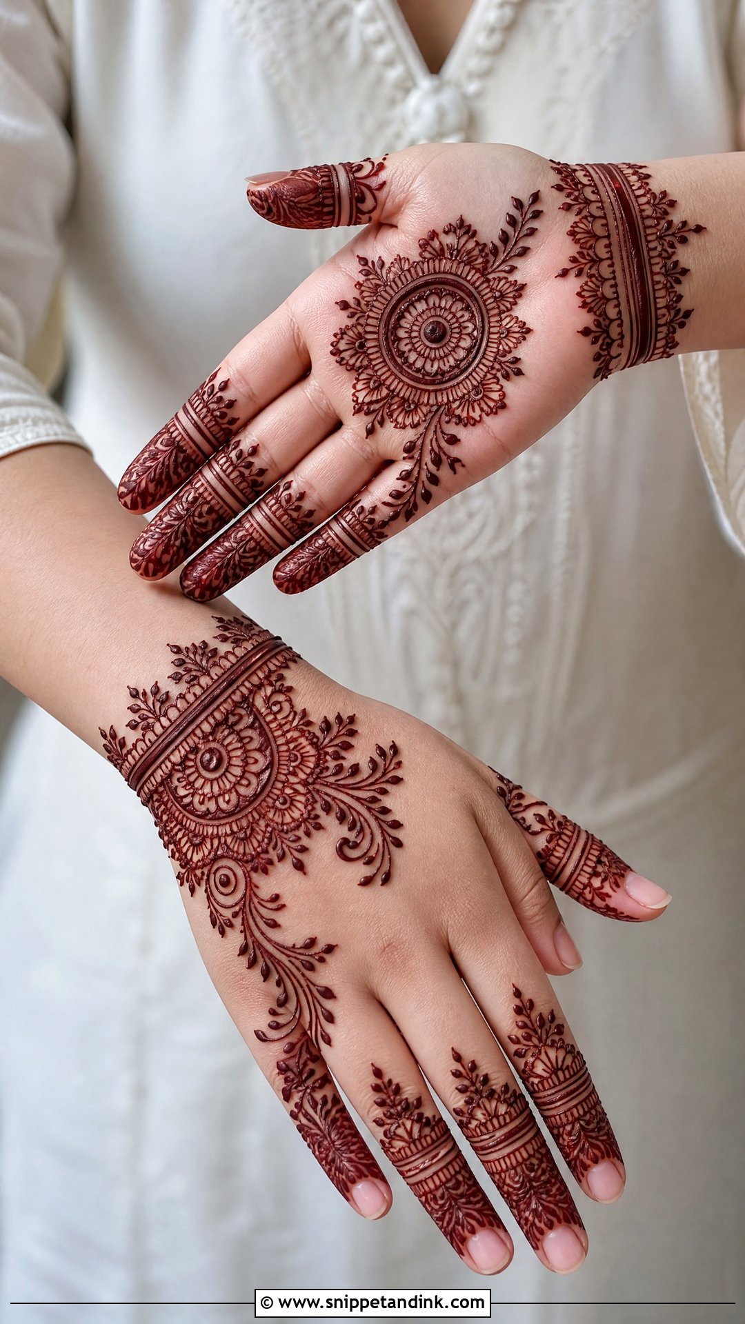 Half Hand Mehndi Design - Snippet and Ink - 20 Mehndi Design for Best Friend Wedding Ideas