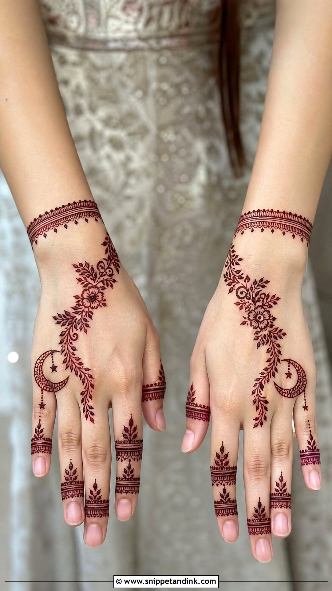 Half Hand Ramzan Mehndi Design - Snippet and Ink - 30 Ramzan Mehndi Design Ideas