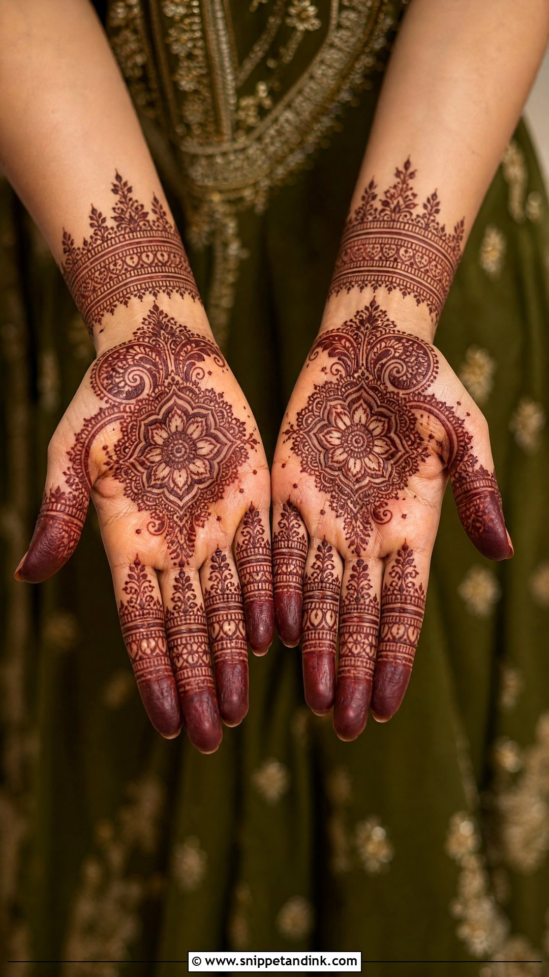 Half Hand Sister Wedding Mehndi Design - Snippet and Ink - 25 Sister Wedding Mehndi Design Ideas