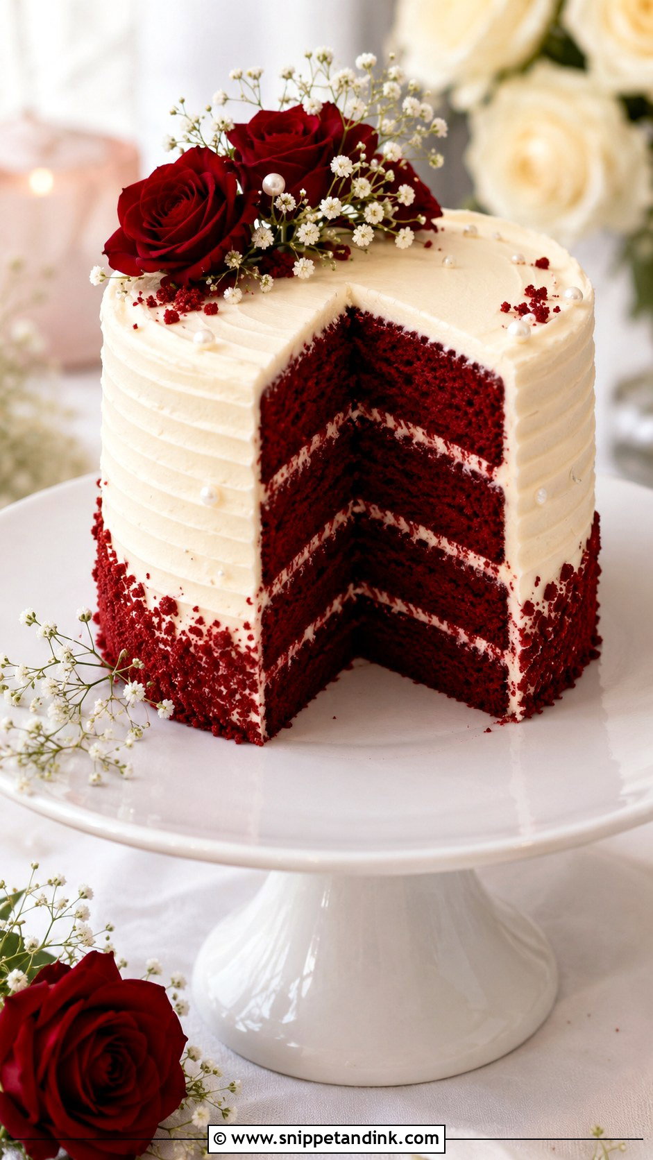 Half Kg Red Velvet Wedding Cake - Snippet and Ink - 20 Half Kg Cake Designs for Wedding