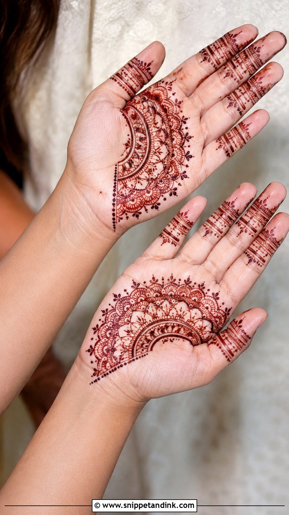 Half Mandala Mehndi Design - Snippet and Ink - 35 Mandala Mehndi Design Ideas