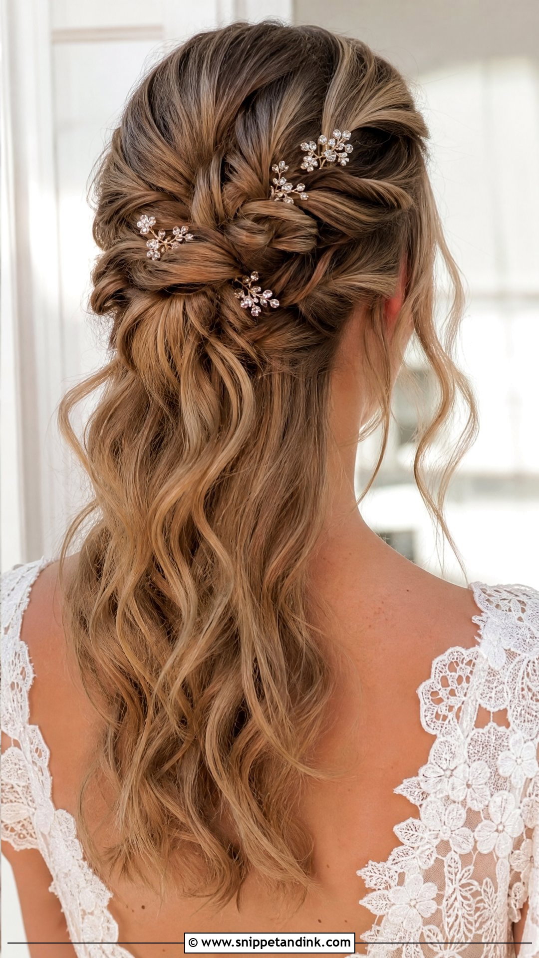 Half Up Boho Braid Wedding Hairstyle - Snippet and Ink - 20 Boho Braids Wedding