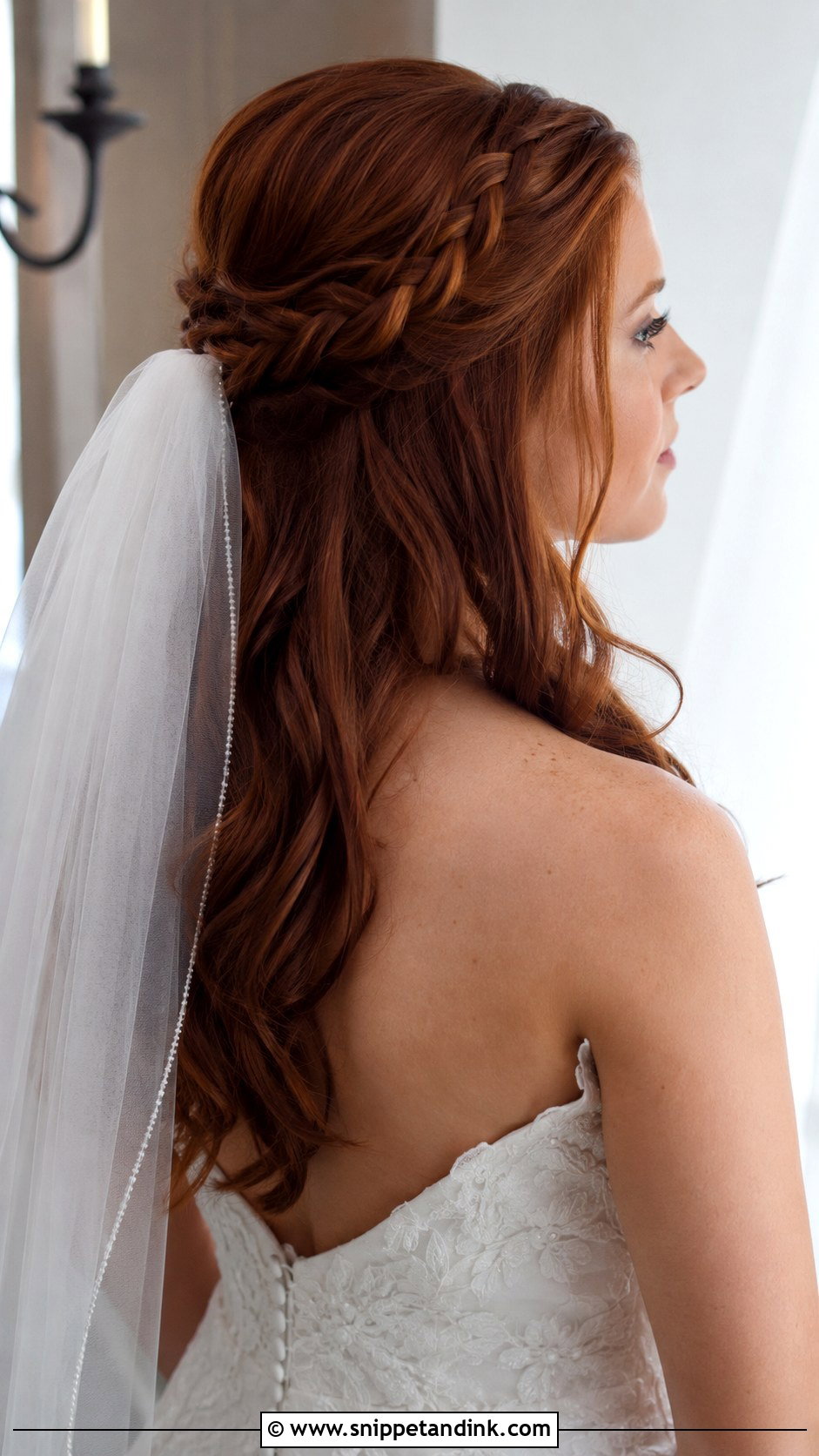 Half Up Braid for Wedding - Snippet and Ink - 25 Braid Hairstyles for Wedding