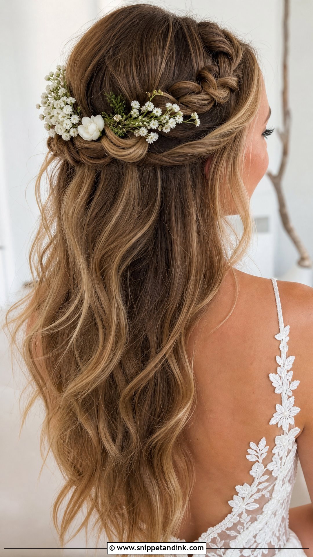 Half Up Braided Style - Snippet and Ink - 20 New Bridal Hairstyle Ideas