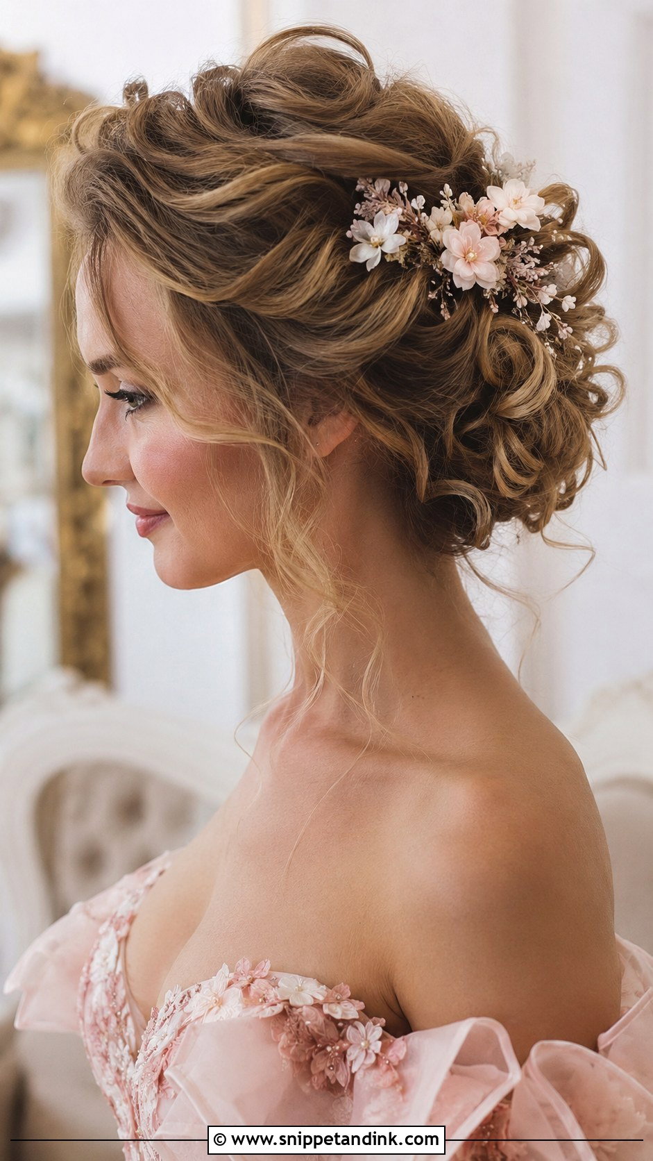 Half Up Braided Updo - Snippet and Ink - 30 Bridal Hair Updo Ideas