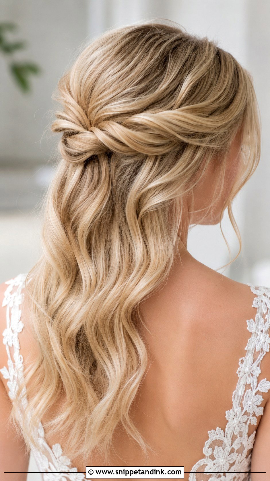 Half Up Bridal Updo Tutorial - Snippet and Ink - 20 Bridal Updo Tutorial Ideas