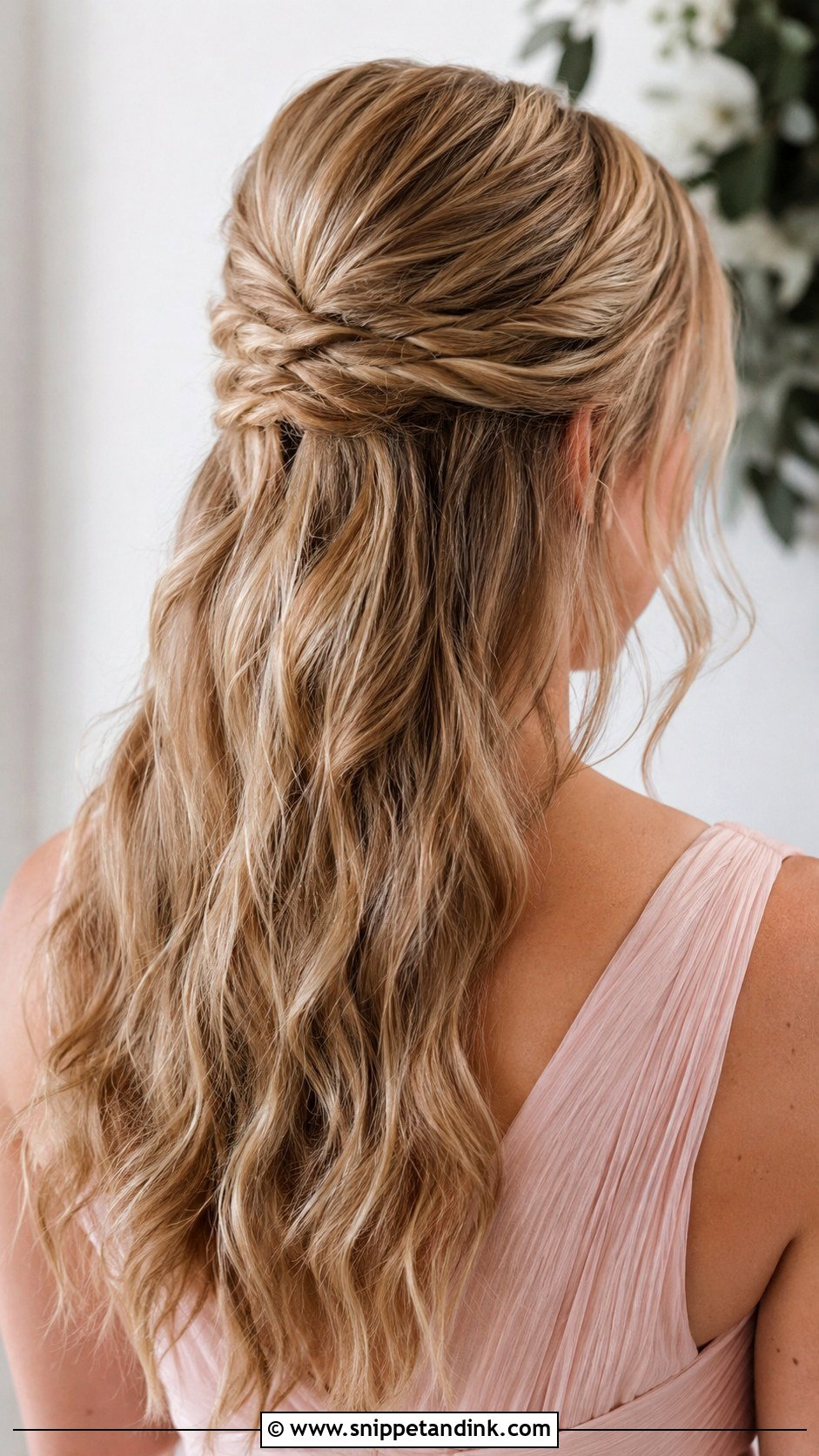Half Up Bridesmaid Hairstyle For Thinning Hair - Snippet and Ink - 20 Bridesmaid Hairstyles Thinning Hair