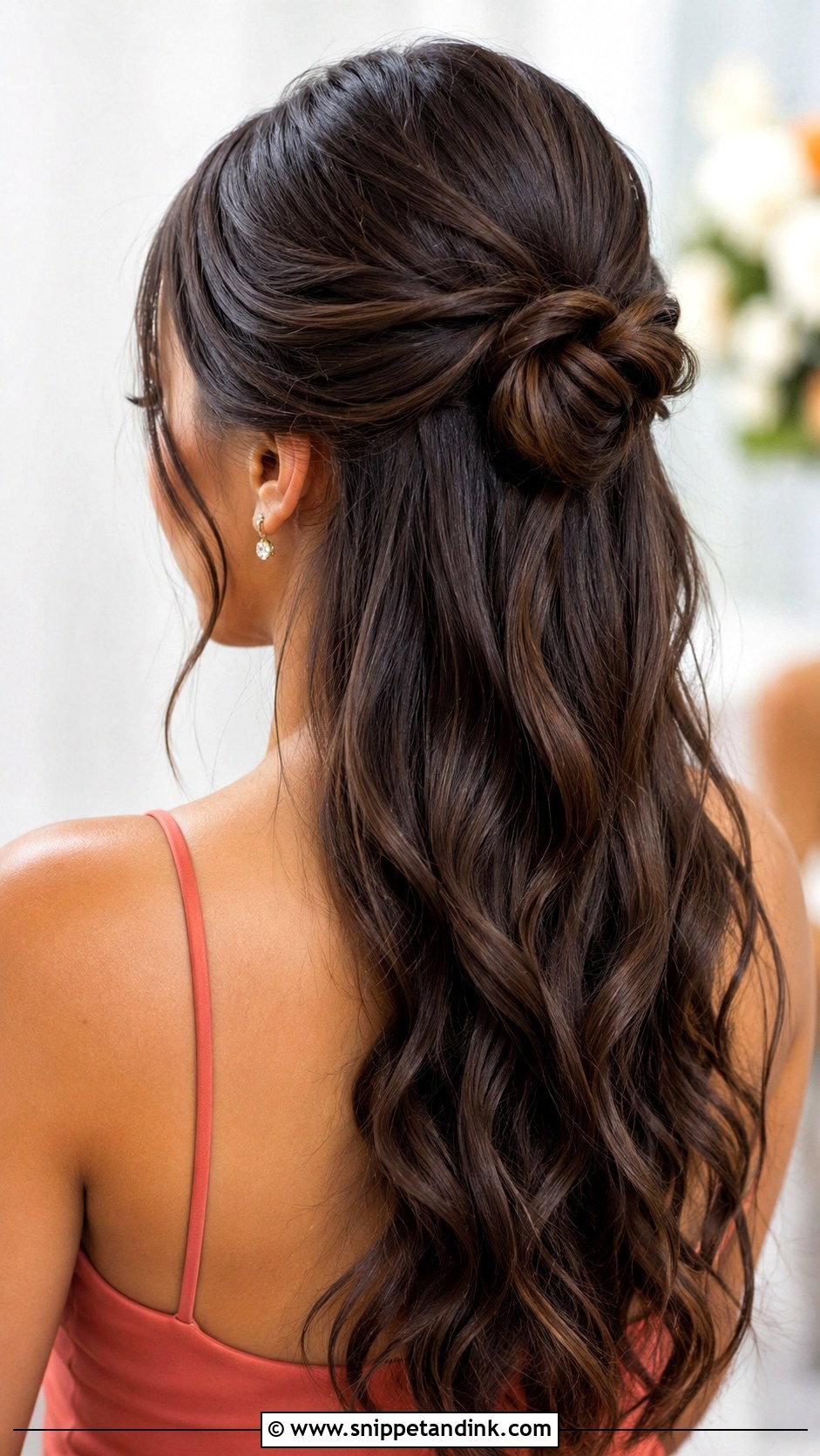 Half Up Bridesmaid Updo - Snippet and Ink - 20 Wedding Hairstyles for Bridesmaids Updo