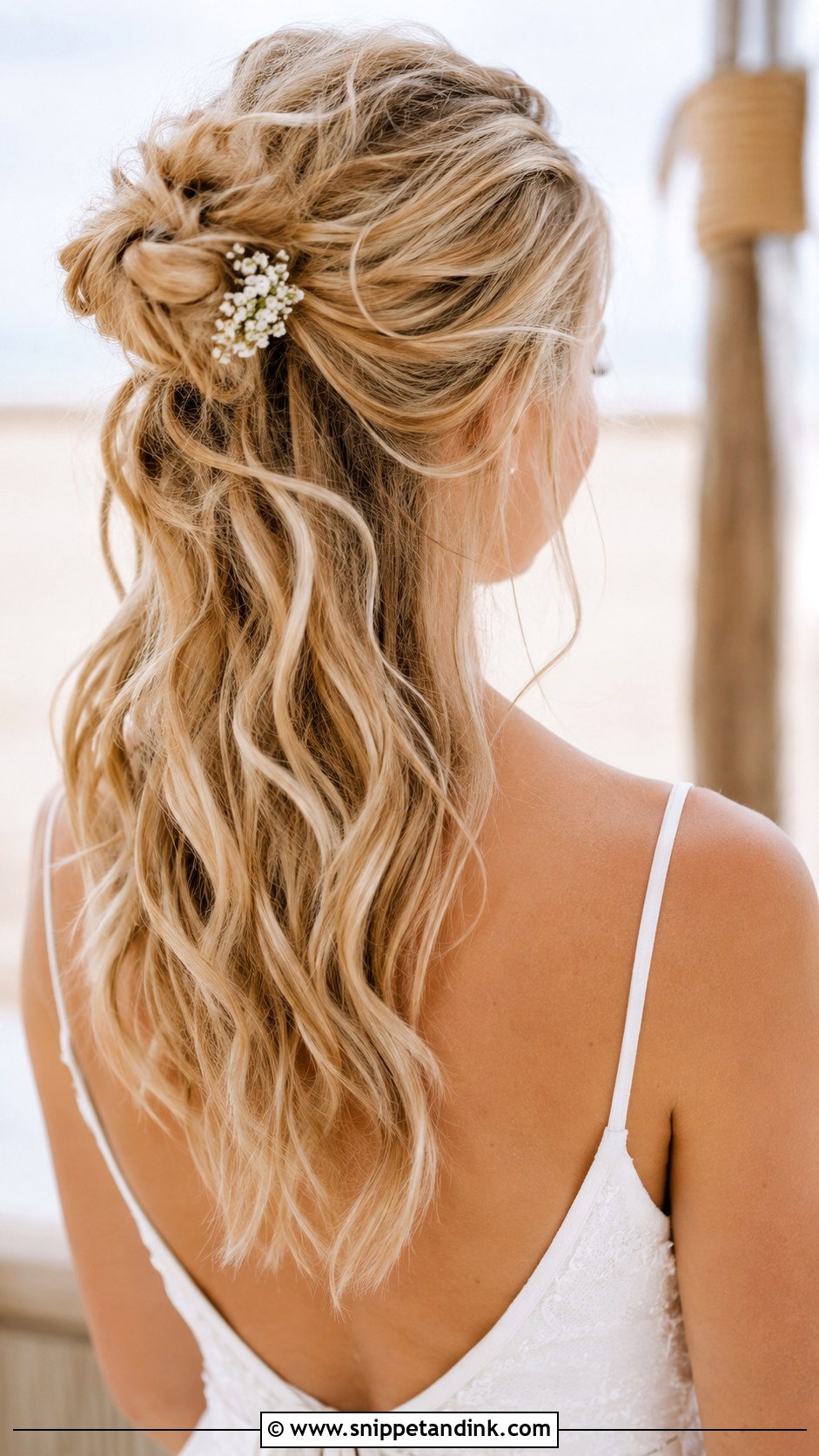 Half Up Bun Updo - Snippet and Ink - 20 Easy Wedding Updos for Medium Hair