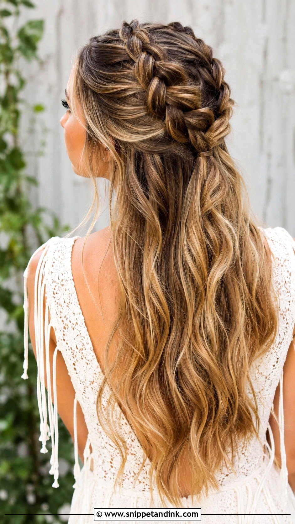 Half Up Dutch Braid Hairstyle - Snippet and Ink - 25 Half-Up Maid of Honor Hairstyles