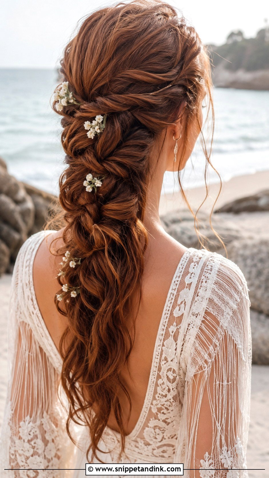 Half Up Hairstyle With Side Braid - Snippet and Ink - 25 Half-Up Maid of Honor Hairstyles
