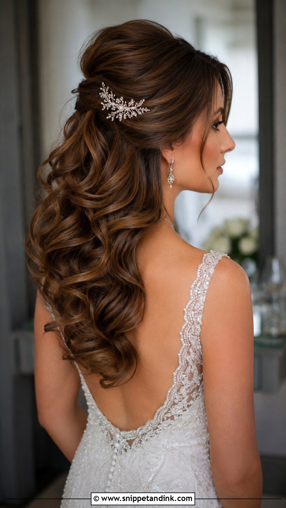 Half Up Hairstyle With Volume - Snippet and Ink - 20 Half Hair Up Hairstyles for Wedding