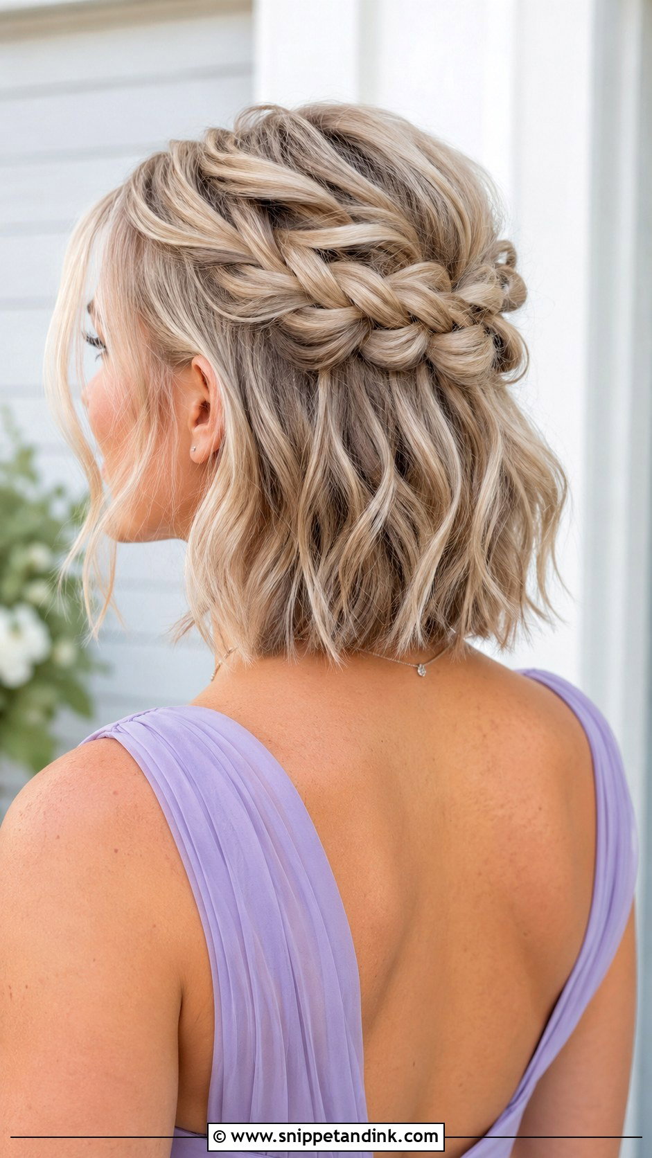 Half Up Half Down Braided Short Fine Hair - Snippet and Ink - 25 Bridesmaid Hairstyles Half Up Half Down Braid Short Hair