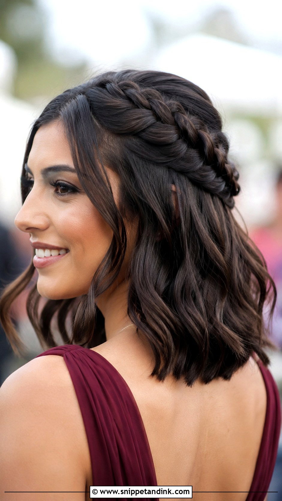 Half Up Half Down Braided Short Thick Hair - Snippet and Ink - 25 Bridesmaid Hairstyles Half Up Half Down Braid Short Hair