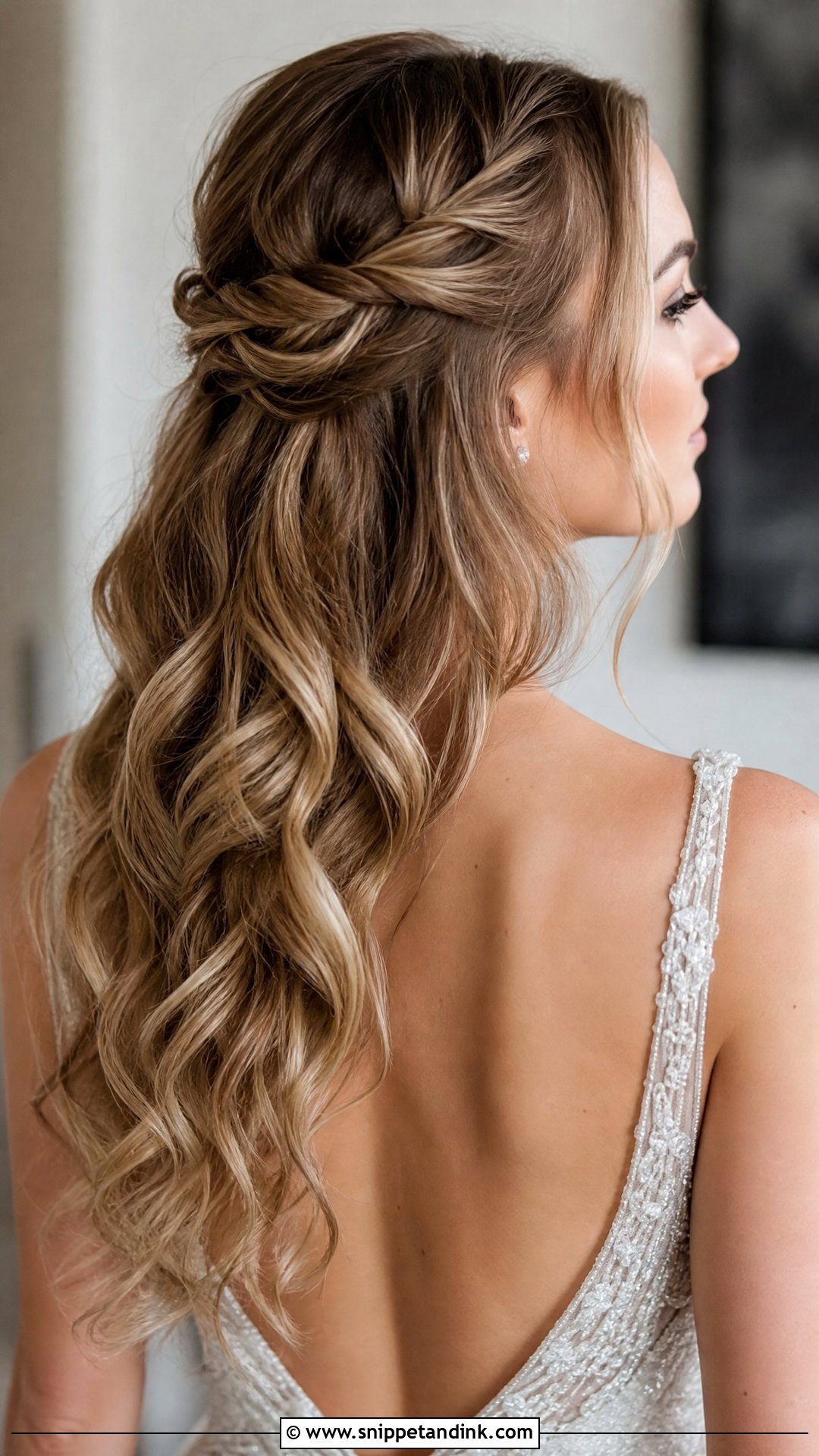 Half Up Half Down Bridal Hair Tutorial - Snippet and Ink - 25 Wedding Hair Tutorial Ideas
