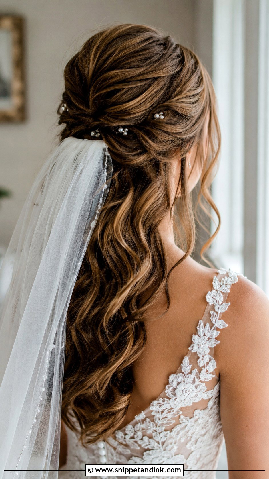 Half Up Half Down Bridal Hairstyle - Snippet and Ink - 15 Hair Styles for a Bride
