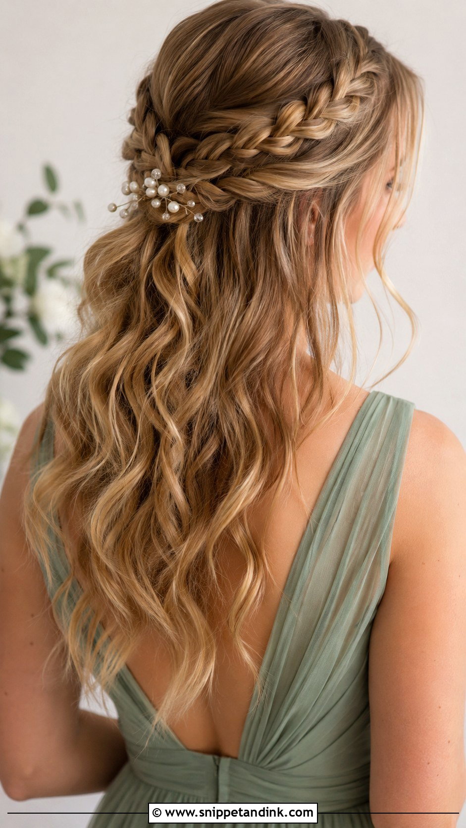 Half Up Half Down Bridesmaid Braids - Snippet and Ink - 20 Bridesmaid Hairstyles Braids