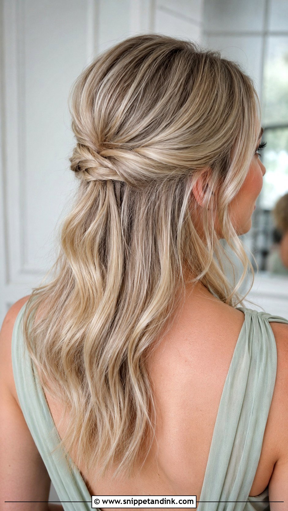 Half Up Half Down Bridesmaid Hair For Fine Hair - Snippet and Ink - 20 Half Up Half Down Hairstyles Bridesmaid