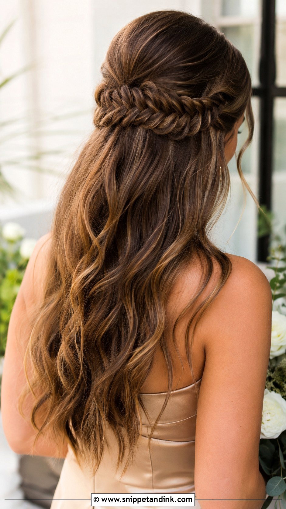 Half Up Half Down Bridesmaid Hair With A Fishtail Braid - Snippet and Ink - 20 Bridesmaid Hair Styles Half Up Half Down