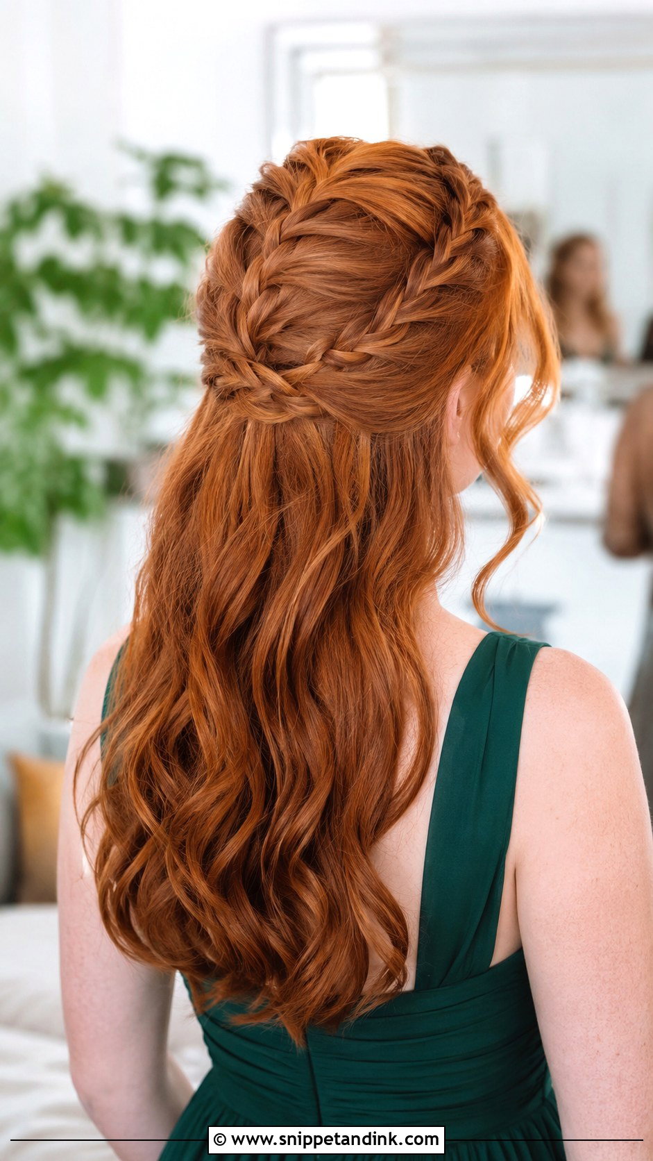 Half Up Half Down Bridesmaid Hair With Dutch Braid - Snippet and Ink - 30 Bridesmaids Half Up Half Down Hairstyles