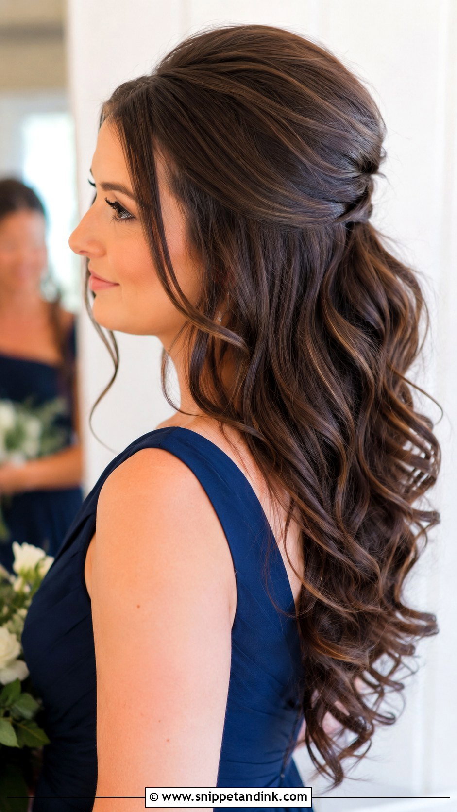 Half Up Half Down Bridesmaid Hair With Volume - Snippet and Ink - 20 Bridesmaid Hair Styles Half Up Half Down