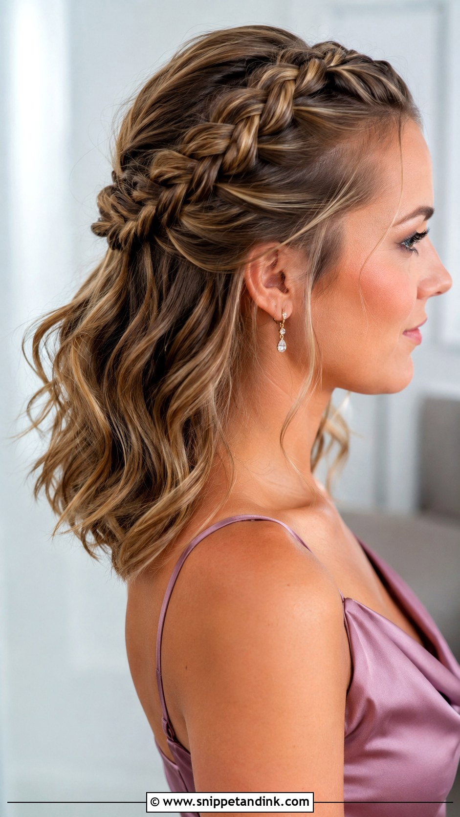 Half Up Half Down Dutch Braid Short Hair - Snippet and Ink - 25 Bridesmaid Hairstyles Half Up Half Down Braid Short Hair