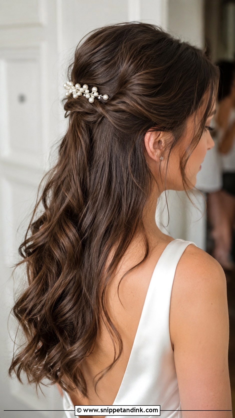 Half Up Half Down Fine Hair - Snippet and Ink - 20 Bridal Hair Fine Hair Ideas