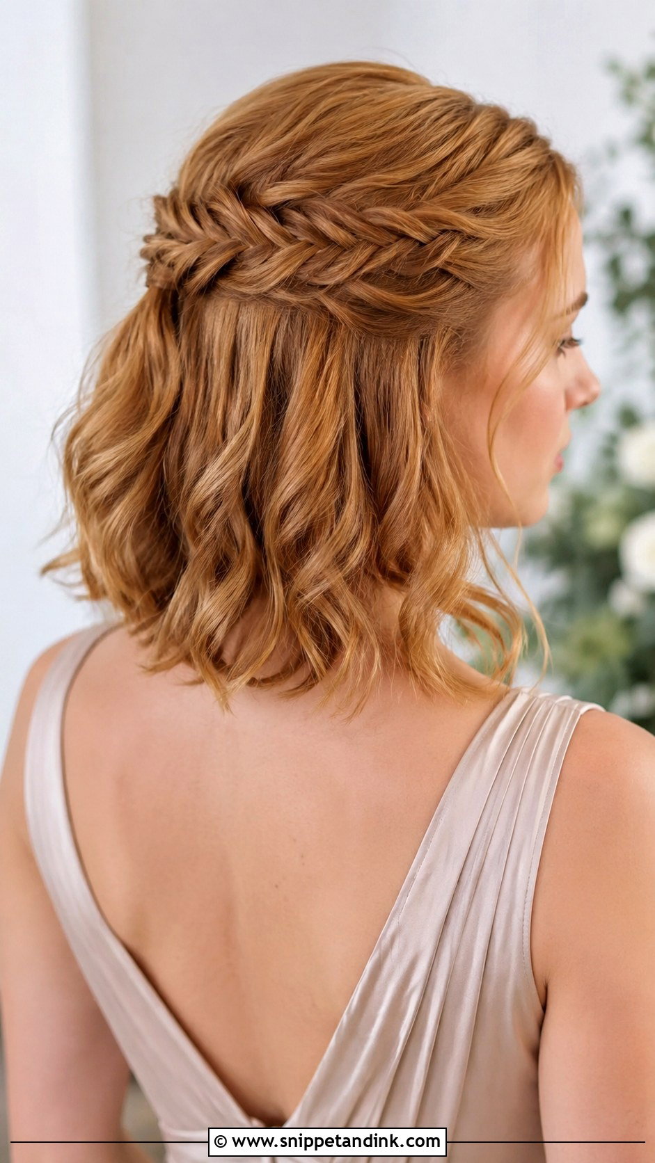 Half Up Half Down Fishtail Braid Short Hair - Snippet and Ink - 25 Bridesmaid Hairstyles Half Up Half Down Braid Short Hair