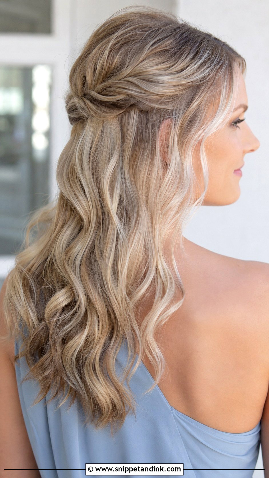Half Up Half Down For Fine Medium Hair - Snippet and Ink - 20 Bridesmaid Hair Styles Half Up Half Down Medium Length