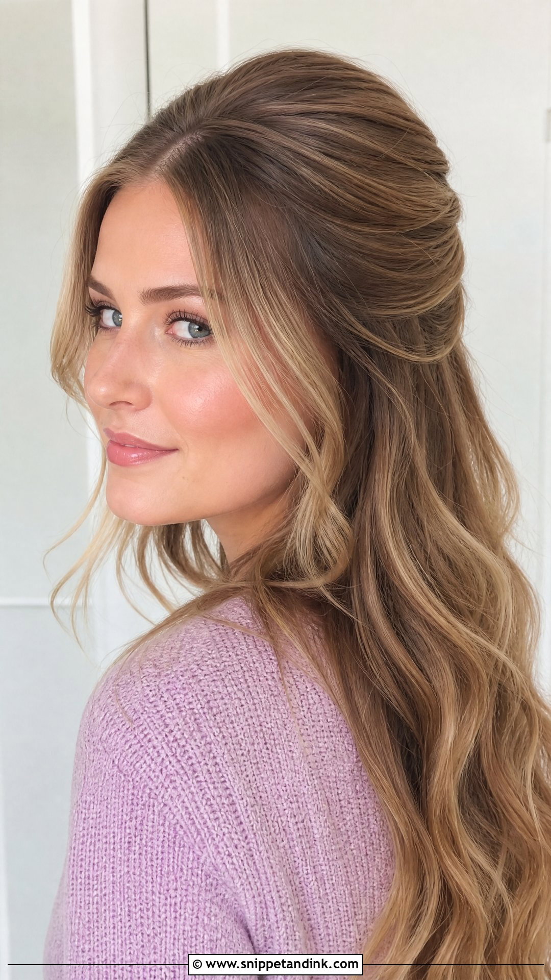 Half Up Half Down Hairstyle - Snippet and Ink - 20 Non Bridal Hairstyles