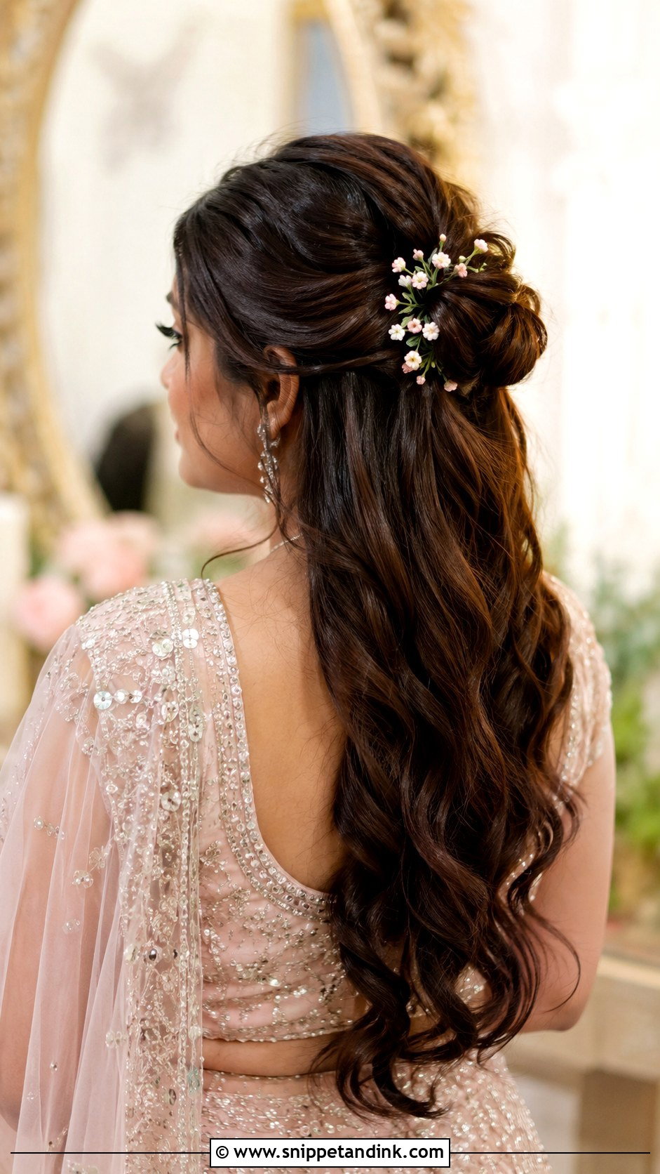 Half Up Half Down Joda - Snippet and Ink - 20 Joda Hair Styles for Wedding