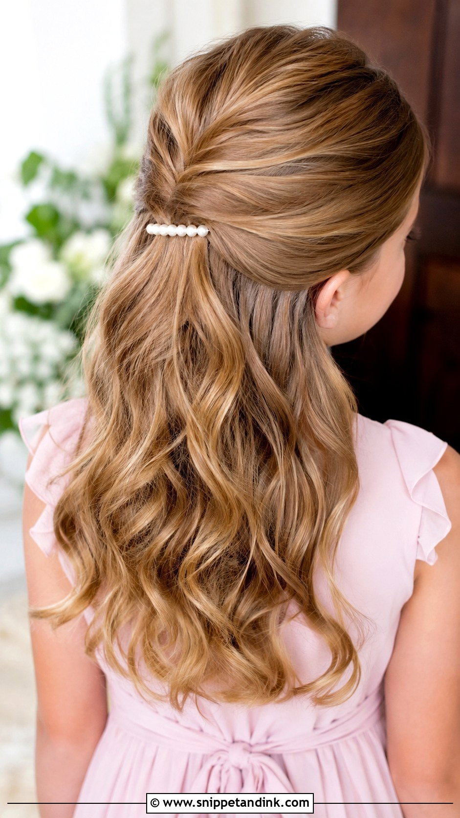 Half Up Half Down Jr Bridesmaid Hair - Snippet and Ink - 25 Jr Bridesmaid Hairstyles