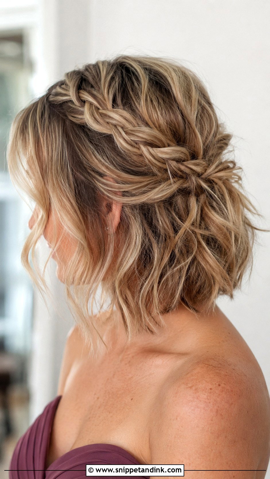 Half Up Half Down Messy Braid Short Hair - Snippet and Ink - 25 Bridesmaid Hairstyles Half Up Half Down Braid Short Hair