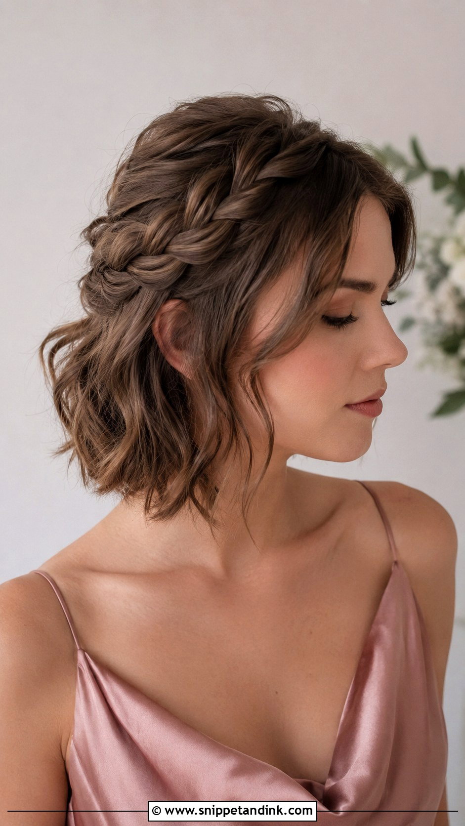 Half Up Half Down Romantic Braid Short Hair - Snippet and Ink - 25 Bridesmaid Hairstyles Half Up Half Down Braid Short Hair