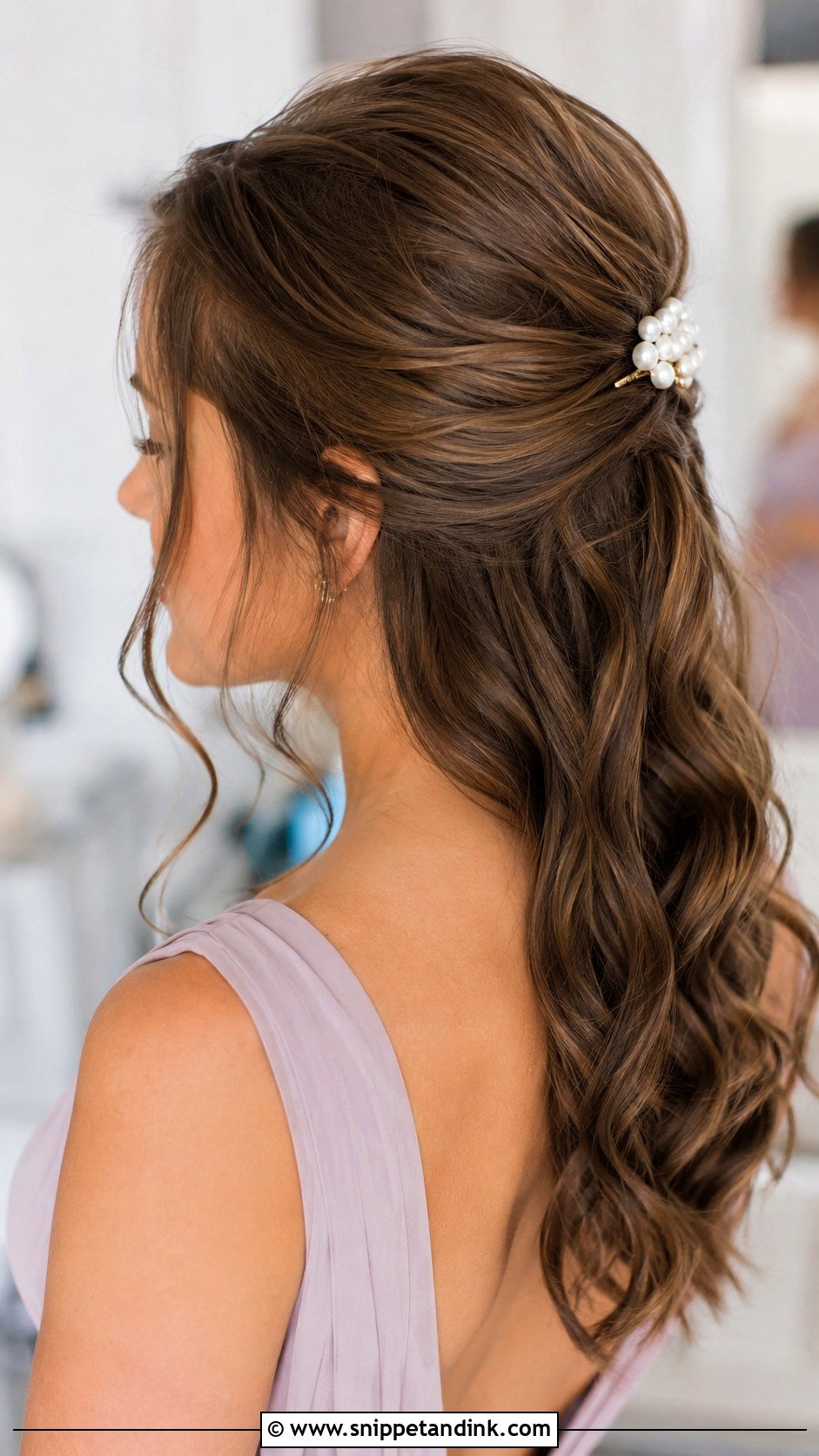 Half Up Half Down Wedding Hair - Snippet and Ink - 15 Hairstyles for Going to a Wedding