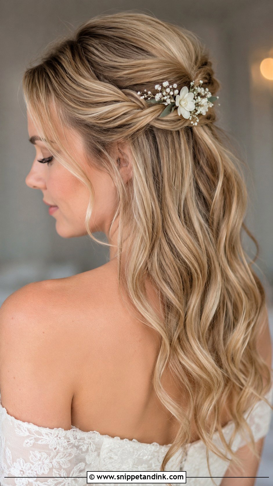 Half Up Half Down Wedding Hair Tutorial - Snippet and Ink - 15 Hair Tutorial for Wedding Ideas