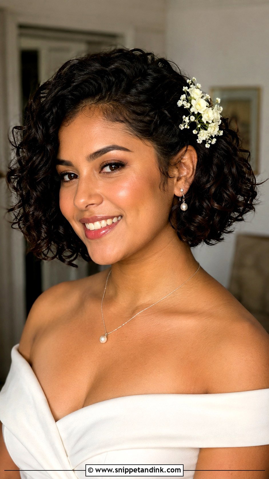 Half Up Half Down Wedding Hairstyle - Snippet and Ink - 15 Lesbian Wedding Hairstyles