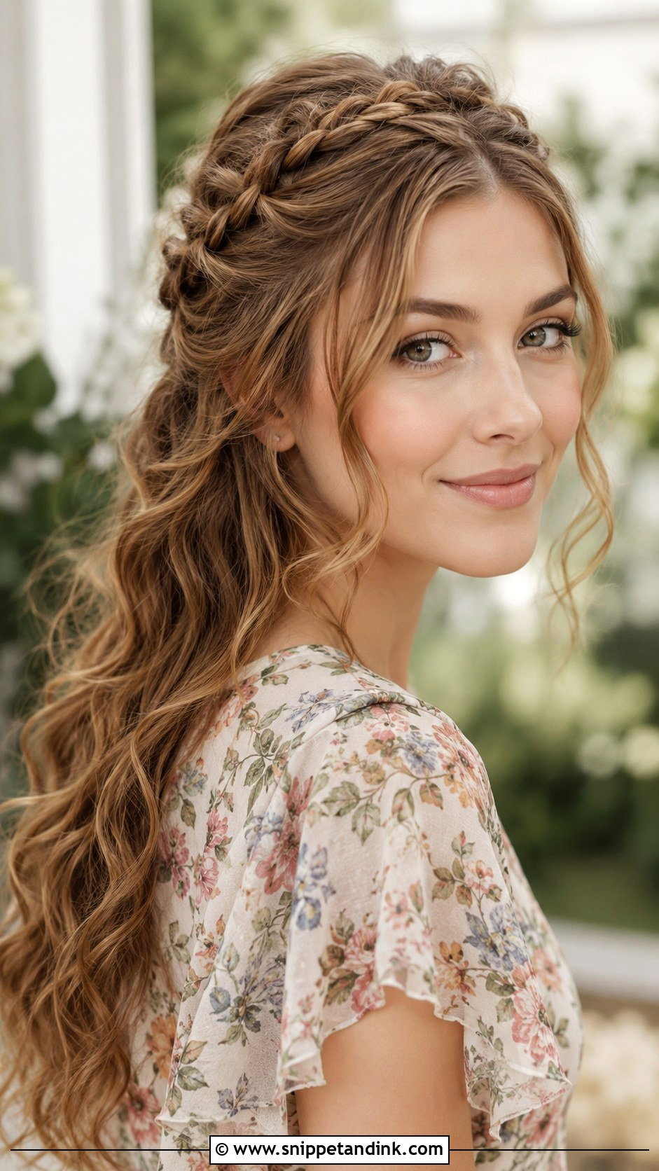 Half Up Half Down With Braids - Snippet and Ink - 25 Hairstyle Ideas for Wedding Guest
