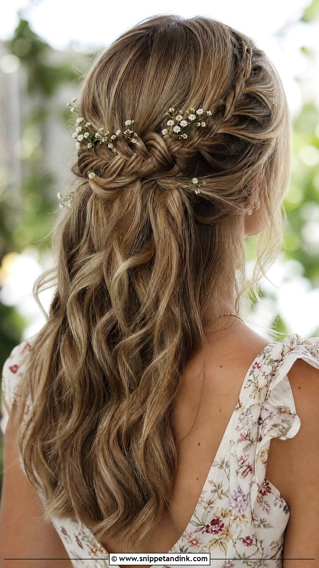 Half Up Half Down With Braids - Snippet and Ink - 20 Hairstyles for Join Wedding